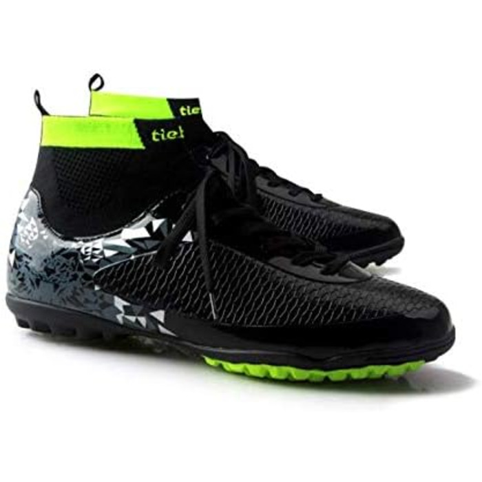 Дитячі футбольні бутси Msport – чорні, розмір 44 EU, модель Mod2 – антиковзаючі, дихаючі