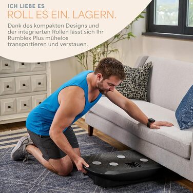 Вібраційна платформа Lifepro Vibrationsplatte – 4D віброплатформа електрична для всього тіла, чорна