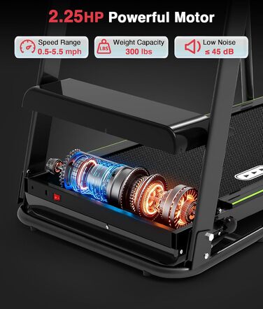 Redliro: тренажер для рівноваги з подовженим поручнем, складний, з підставкою для телефону та чашки, LCD-дисплей, вантажопідйомність 136 кг