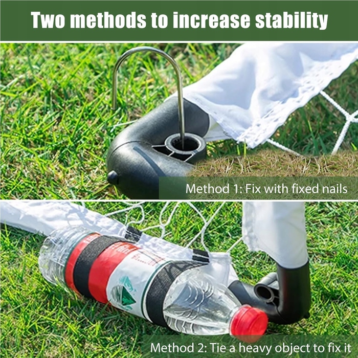 Набір дитячих розкладних футбольних воріт KAMIYA (2 шт.), портативні, для саду та спортивних ігор