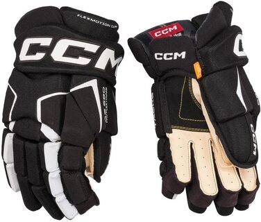 Дитячі хокейні рукавички CCM Super Tacks AS-580, чорні/білі, 11 дюймів