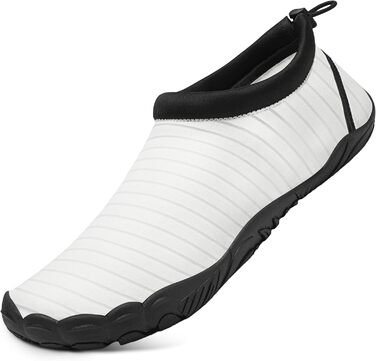Чоловічі та жіночі аквашузи Mishansha для плавання та відпочинку на пляжі, чорні (46 EU, білі)