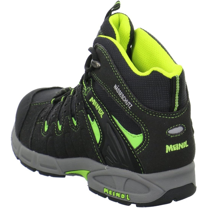 Дитячі трекінгові черевики Meindl Snap Junior Mid - чорний (Lemon/Schwarz 022), 39 EU