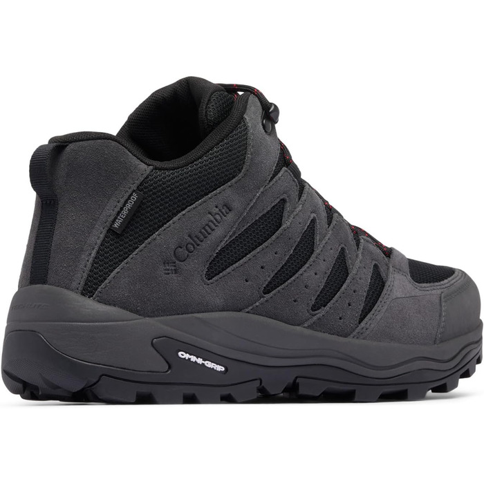 Черевики трекінгові Columbia Redmond™ IV Mid Waterproof, 42.5 EU, Black Mountain Red