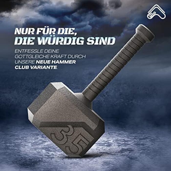 Гиря молот Tribe WOD 16 кг з чавуну для крос-тренінгу, розвитку м'язів і фітнесу, універсальна для чоловіків і жінок