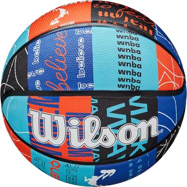 Баскетбольний м'яч Wilson Unisex-Adult 6 Blau / Orange