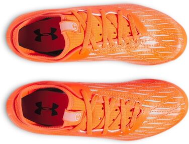 Кросівки-бутси для футболу Under Armour Magnetico Select 4 Jr, чорний, антрацит, білий (38 EU, червоний)