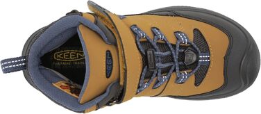 KEEN Redwood Mid - водонепроникні трекінгові черевики для дітей (32/33 EU, Harvest Gold Vintage Indigo)