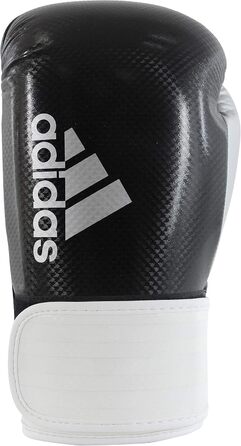 Боксерські рукавички adidas Hybrid 65, 10 унцій, чорні/білі, для чоловіків
