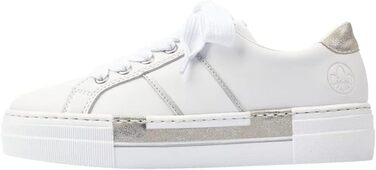 Кросівки жіночі Rieker N4902 білі, 39 EU - зручне взуття для міста