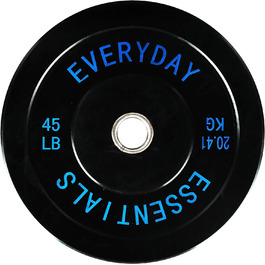 Олімпійський диск Everyday Essentials 20,4 кг з сталевою втулкою, кольоровий