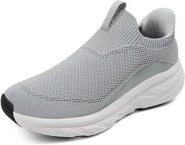 Сліпони чоловічі Sosenfer без шнурків: спортивні кросівки для бігу, фітнесу, прогулянок (1646 світло-зелений, 44 EU)