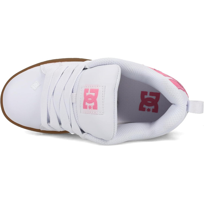 DC Shoes Court Graffik Low - жіноче кеди для скейтбордингу, білий/чорний, 37.5 EU