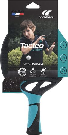 Ракетка для настільного тенісу Cornilleau Tacteo Outdoor, чорна-синя, для вулиці
