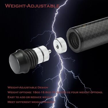 Більярдний кий CROWN ME з карбону, 12.5 мм наконечник, більярдний кий