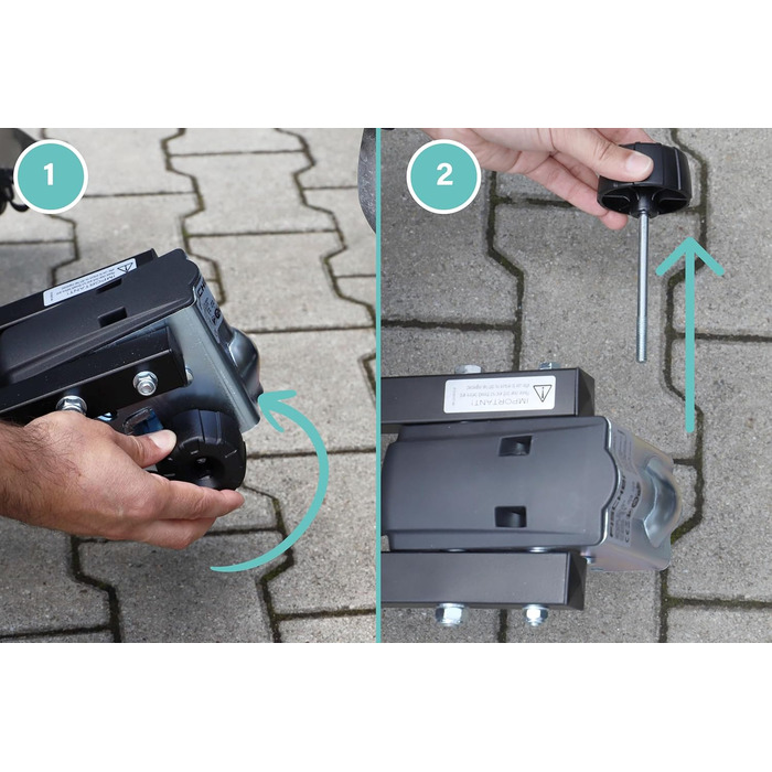 Велосипедний фаркоп FISCHER Proline Evo 2 - фаркоп для велосипедів, тримач для авто, чорний SmartLine