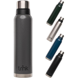 Термос TRNK Outdoor Polar 2, 1600 мл, нержавіюча сталь, BPA-free, з двома чашками, тримає тепло до 40 годин, підходить для посудомийки, колір вулканічний сірий