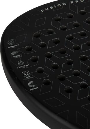 Плече ракетки для падел-тенісу VirtuFit Control: для початківців та досвідчених, гібридна конструкція, білий/срібний (Fusion Pro)