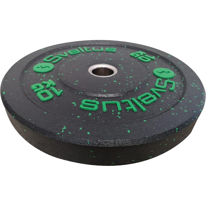 Олімпійський диск Sveltus 10 кг, гумовий, для штанги