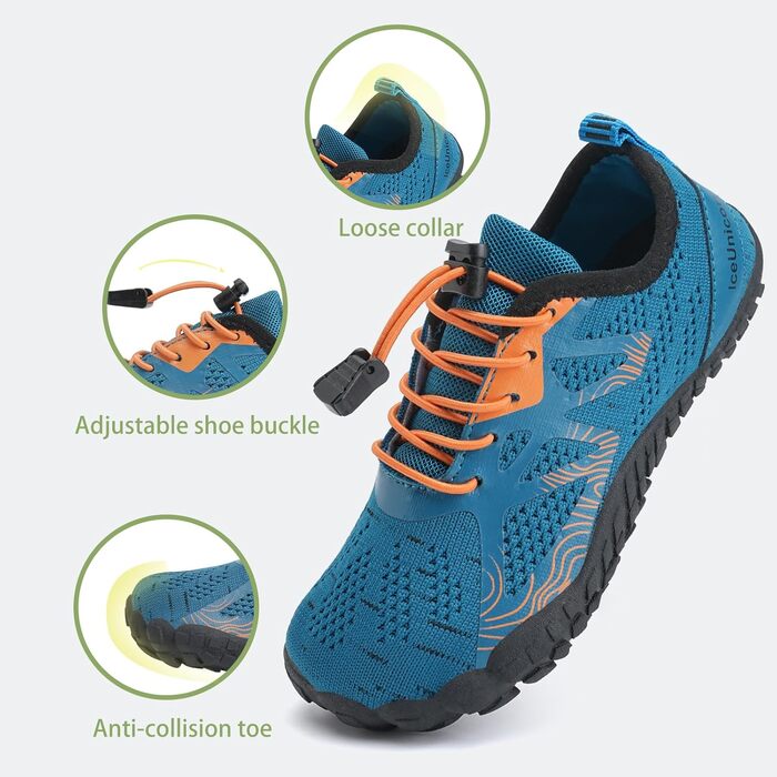 Дитячі шльопанці IceUnicorn для хлопчиків та дівчаток: шкарпетки для плавання, піску, трекінгу, 31 EU