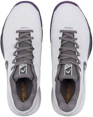 Кросівки футзалу HEAD Revolt Pro 5.0 Clay Men WHBK (43 EU, сіро-фіолетові)