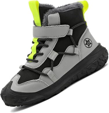 Дитячі зимові черевики Kinder Baumwolle, розмір 28-41, сірий колір