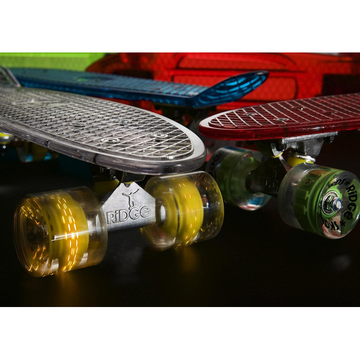 Скейтборд Ridge Blaze Mini Cruiser 55/56 см червоний/жовтий