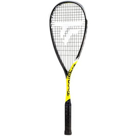Сквош ракетка Tecnifibre Carboflex 125 Heritage 2 (2021) для дорослих, чорна/жовта, зі струнами та чохлом