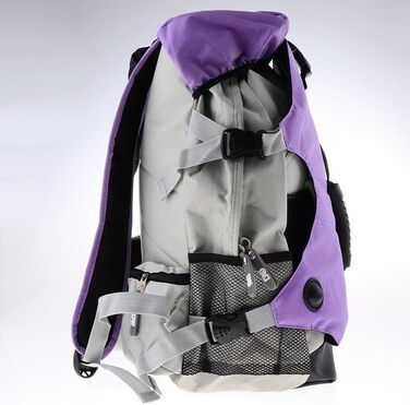 Рюкзак Harayaa для роликів та інлайнів, фіолетовий: зручне зберігання