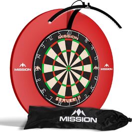 Світлодіодна система освітлення для дартсу Mission Darts TOR100 Torus 100, портативна, складна, чорна, піскоструминна обробка