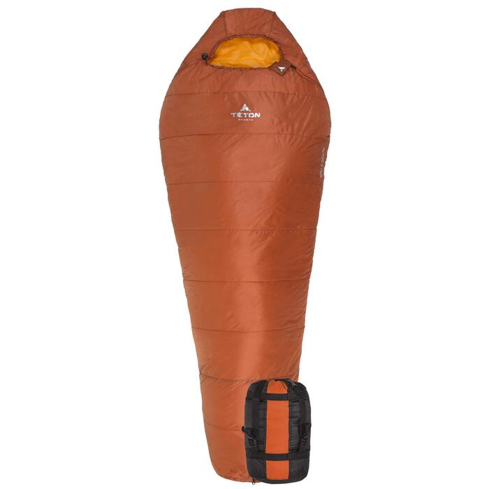 Спальник TETON Sports Altos Ultralight Mummy (помаранчевий) 84x32x17 см - легкий, компресійний мішок