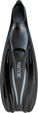 Seac F 100 Pro: Ласти для дайвінгу та снорклінгу, ультралегкі, закриті, 40/41, чорні