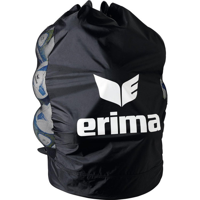 Мішок для м'ячів Erima 18, чорний/білий, модель 949011