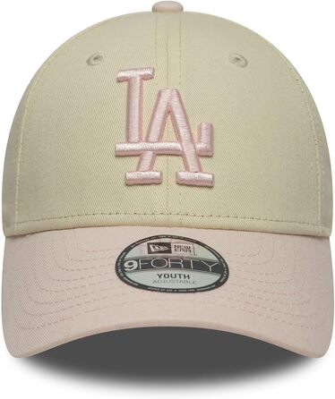 Кепка бейсболка New Era 9Forty 9Twenty для дітей Los Angeles Dodgers, регульована, з вигнутим козирком, MLB, 6-12 років