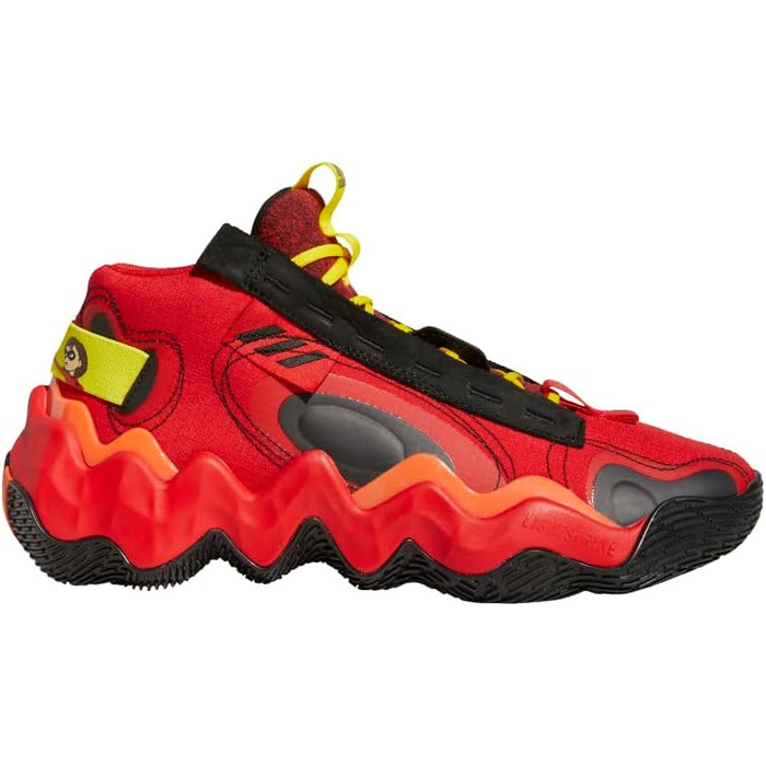 Кросівки баскетбольні Adidas Damen Ausstellung B Mid, 38 EU, Червоний, Чорний, Жовтий