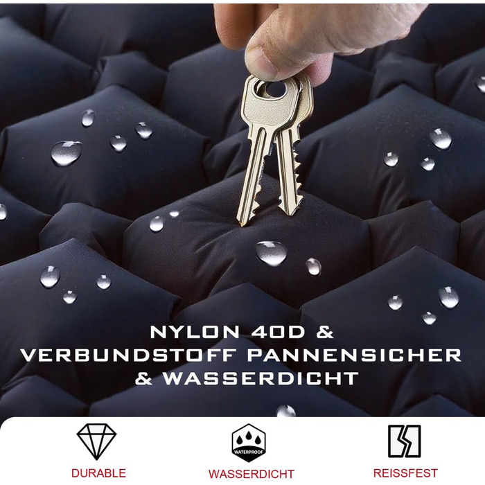 Isomatte Ultraleicht: Саморозгортальний килимок для кемпінгу - блакитний