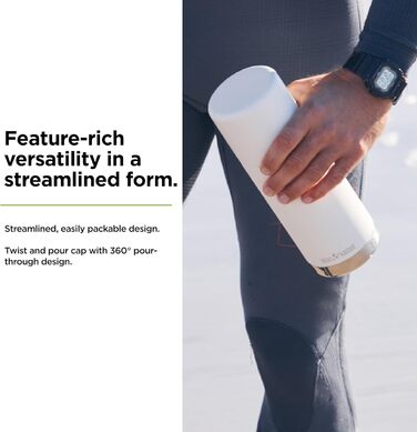 Термос-бутилка Klean Kanteen TKPro-TF для напоїв, колір тофу, універсальний розмір, чоловіча