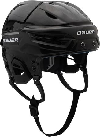 Шолом Bauer Re-Akt 55 M чорний, хокейний, без решітки, для дорослих