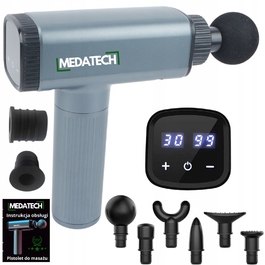 Перкусійний масажер Medatech M703 Massage Gun — масажер для спини та всього тіла