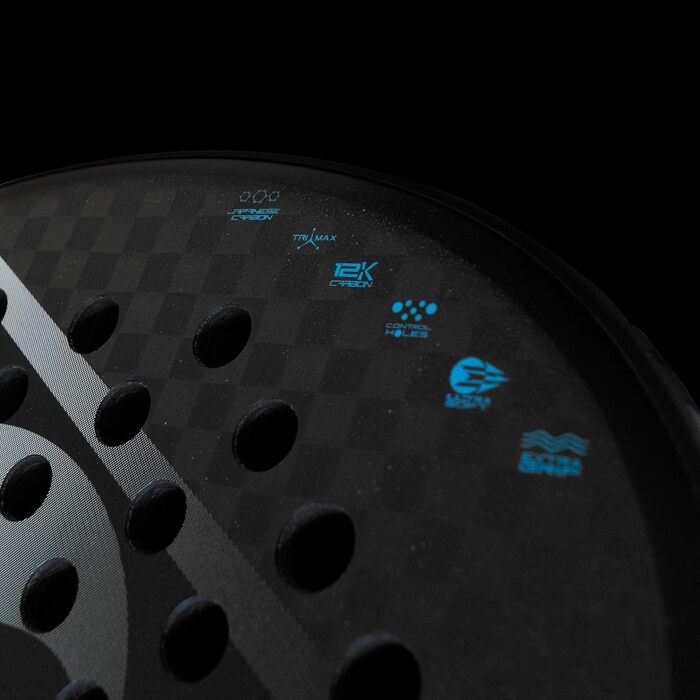 Ракетка для паделу DUNLOP Galactica U, чорна/синя