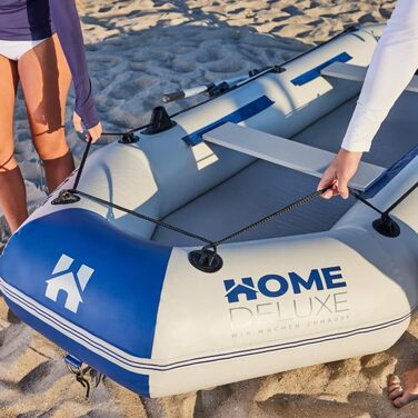 Надувний човен Home Deluxe Pike з ПВХ, моторний, весловий - вибір з мотором