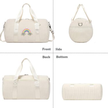 Сумка для балету для дівчаток, танцювальна сумка, дитяча спортивна сумка, сумочка для дівчаток (біла)