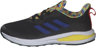 Кросівки Adidas Fortarun K для хлопчиків, розмір 38 2/3 EU, чорний/королівський синій/жовтий