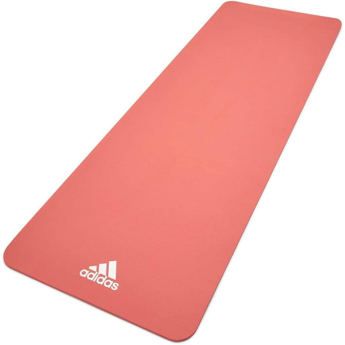 Килимок для йоги Adidas, нековзний, 8 мм, без ПВХ, 176×61 см, для йоги та пілатесу, різні кольори