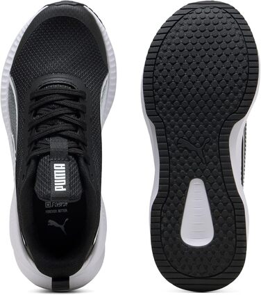 Дитячі кросівки PUMA Flyer Lite 3 Jr - чорно-білі, 37.5 EU