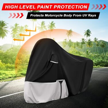 Водонепроникний чохол для мотоцикла Piaggio Vespa GTV GTS GT60/125/200/250/300 (з багажником) та без багажника, 420D Oxford, захист від дощу та сонця