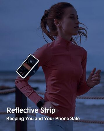 Спортивний браслет для телефону на руку: підходить для iPhone 16/15/14/13/12 Pro Max, Galaxy S25 S24. З кишенькою для навушників, для бігу та фітнесу.