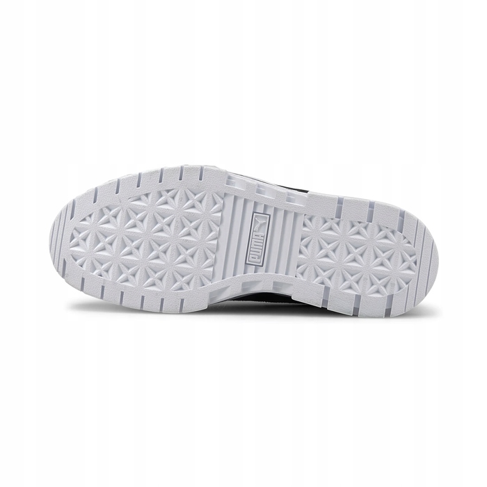 Жіночі білі кросівки на платформі Puma Mayze, шкіряні, р. 37