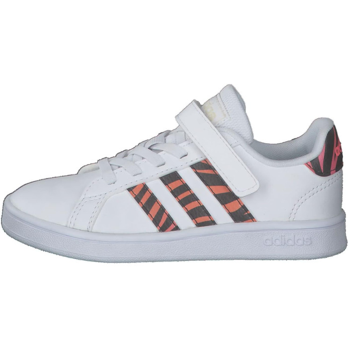Кросівки Adidas Grand Court C для дітей (Unisex), 29 EU, білий/чорний/червоний