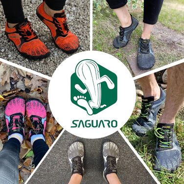 Кросівки SAGUARO Unisex для трейлраннінгу та фітнесу дихаючі помаранчеві 45 EU